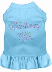 Birthday Girl Rhinestone Dress Baby Blue XXXL 