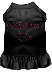 Birthday Girl Rhinestone Dress Black XXXL 