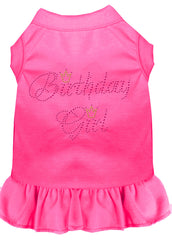 Birthday Girl Rhinestone Dress Bright Pink XXXL 