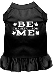 Be Thankful for Me Screen Print Dress Black XXXL (20)