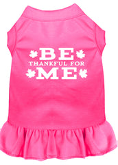 Be Thankful for Me Screen Print Dress Bright Pink XXXL (20)
