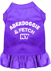 Aberdoggie NY Screen Print Dress Purple XXXL (20)