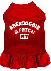 Aberdoggie NY Screen Print Dress Red XXXL (20)