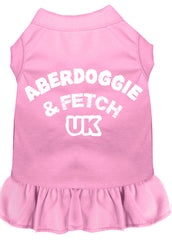 Aberdoggie UK Screen Print Dress Light Pink XXXL (20)