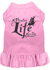 A Pirate's Life Embroidered Dog Dress Light Pink XXXL 