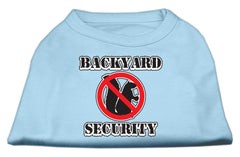 Backyard Security Screen Print Shirts