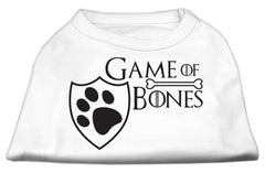 Game Of Bones Screen Print Dog Shirt