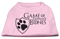 Game Of Bones Screen Print Dog Shirt