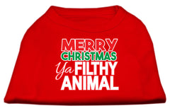 Ya Filthy Animal Screen Print Pet Shirt