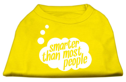 Smarter Then Most People Screen Printed Dog Shirt