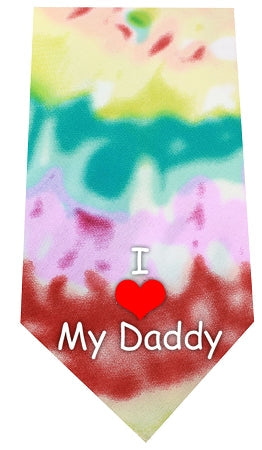 I Love Daddy Screen Print Bandana