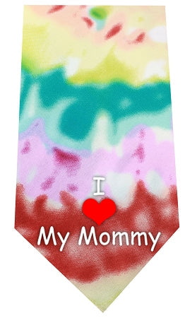 I Love Mommy Screen Print Bandana
