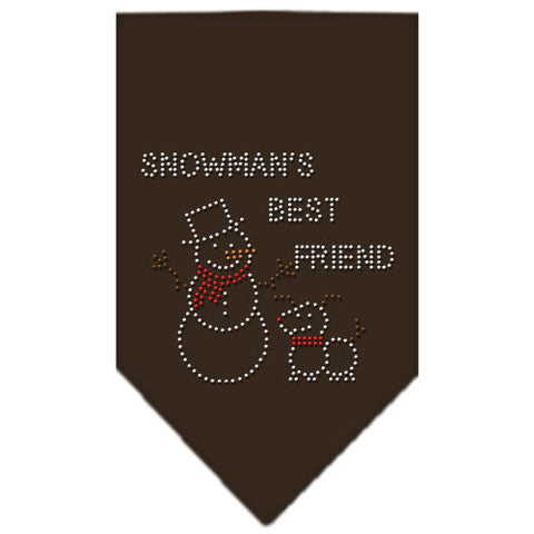 Snowman's Best Friend Rhinestone Bandana