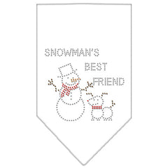 Snowman's Best Friend Rhinestone Bandana