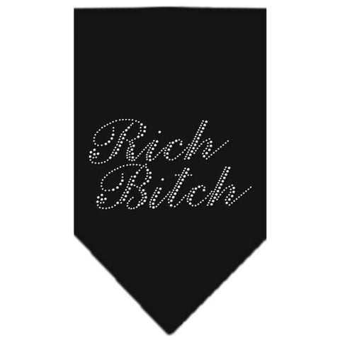 Rich Bitch Rhinestone Bandana