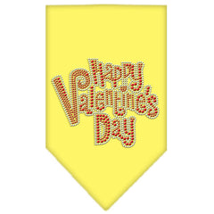 Happy Valentines Day Rhinestone Bandana