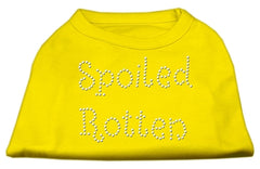 Spoiled Rotten Rhinestone Shirts Yellow XXXL (20)