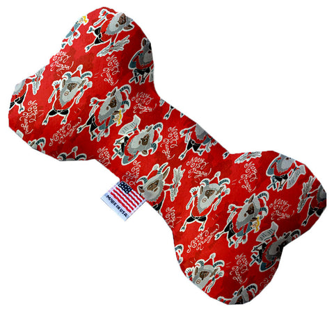 Krampus 10 Inch Canvas Bone Dog Toy