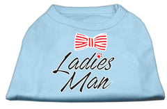 Ladies Man Screen Print Dog Shirt