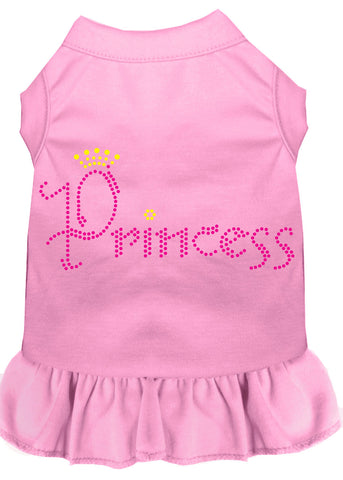 Princess Rhinestone Dress Light Pink XXXL 