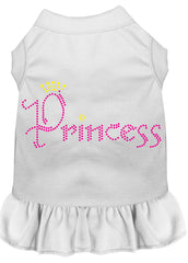 Princess Rhinestone Dress White XXXL 