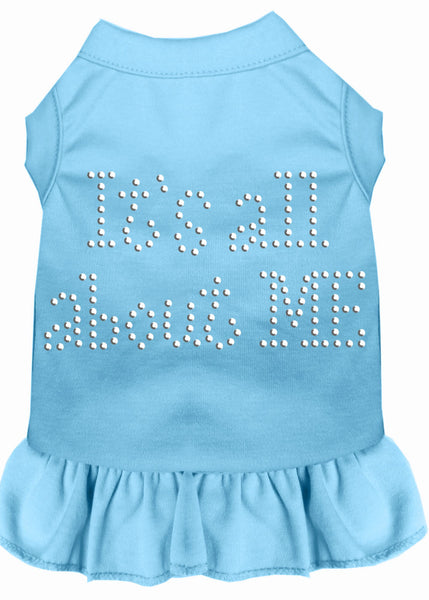 Rhinestone All About me Dress Baby Blue XXXL 