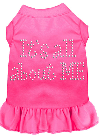 Rhinestone All About me Dress Bright Pink XXXL 