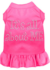 Rhinestone All About me Dress Bright Pink XXXL 