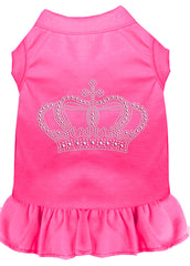 Rhinestone Crown Dress Bright Pink XXXL 