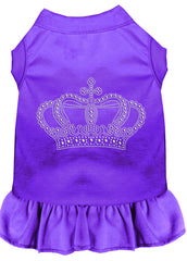 Rhinestone Crown Dress Purple XXXL 