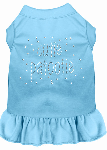 Rhinestone Cutie Patootie Dress Baby Blue XXXL 