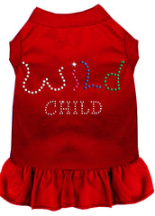 Rhinestone Wild Child Dress Red XXXL 