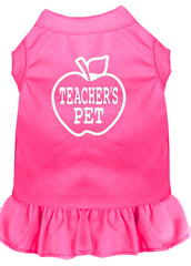 Teachers Pet Screen Print Dress Bright Pink XXXL (20)