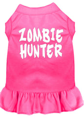 Zombie Hunter Screen Print Dress Bright Pink XXXL (20)