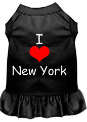 I Heart New York Screen Print Dress Black XXXL (20)