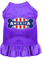 Bonely in America Screen Print Dress Purple XXXL (20)