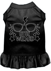 Little Wizard Screen Print Dog Dress Black XXXL (20)