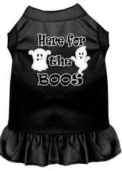 Here for the Boos Screen Print Dog Dress Black XXXL (20)