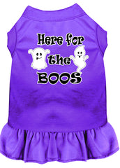 Here for the Boos Screen Print Dog Dress Purple XXXL (20)