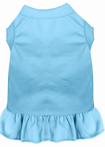 Plain Pet Dress Baby Blue XXXL 