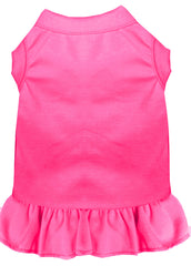 Plain Pet Dress Bright Pink XXXL 