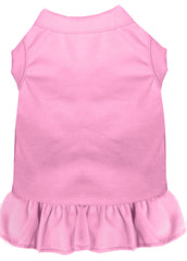 Plain Pet Dress Light Pink XXXL 