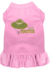 Scout Master Embroidered Dog Dress Light Pink XXXL 