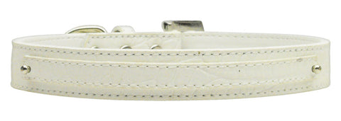 3/8" (10mm) Faux Croc Two Tier Collars