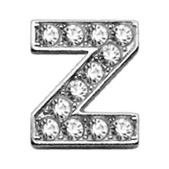 3-8" Clear Bling Letter Sliding Charms A - Z
