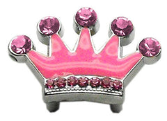 3/8" Slider Enamel Crown Charm