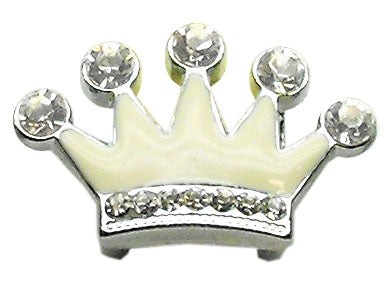 3/8" Slider Enamel Crown Charm