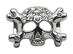 3/8" Skull Slider Charm 3/8'' (10mm)