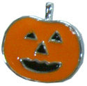3-8" (10mm) Halloween Slider Charms Pumpkin
