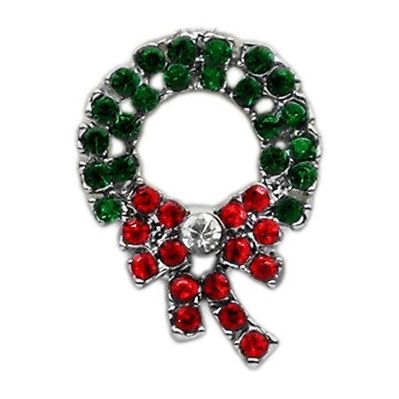 Holiday 10mm Slider Charms Wreath